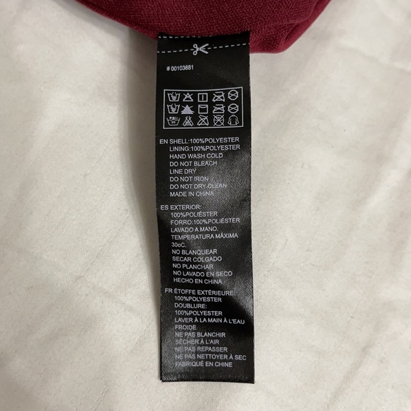 Forever 21 Maroon Wrap Front Skort - Picture 7 of 7